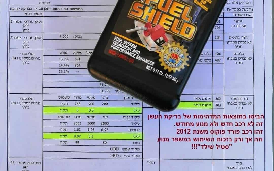 תוצאות בדיקת עשן של פורד פוקוס 2012